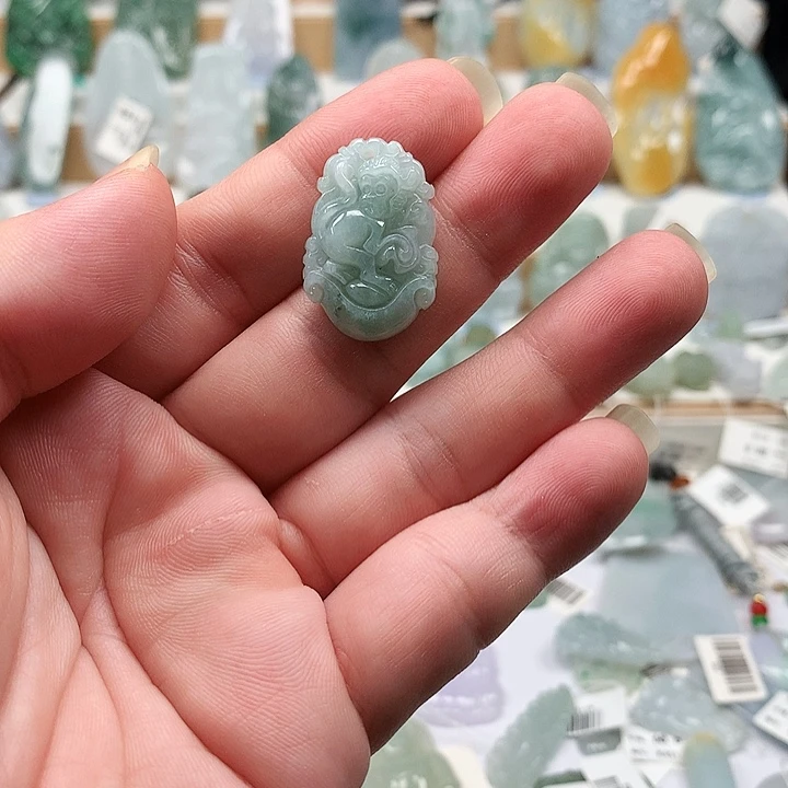 颈饰未镶嵌翡翠46生肖猴