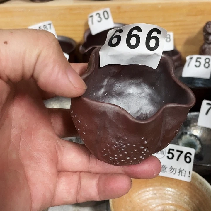 摆件柴烧纯手工666
