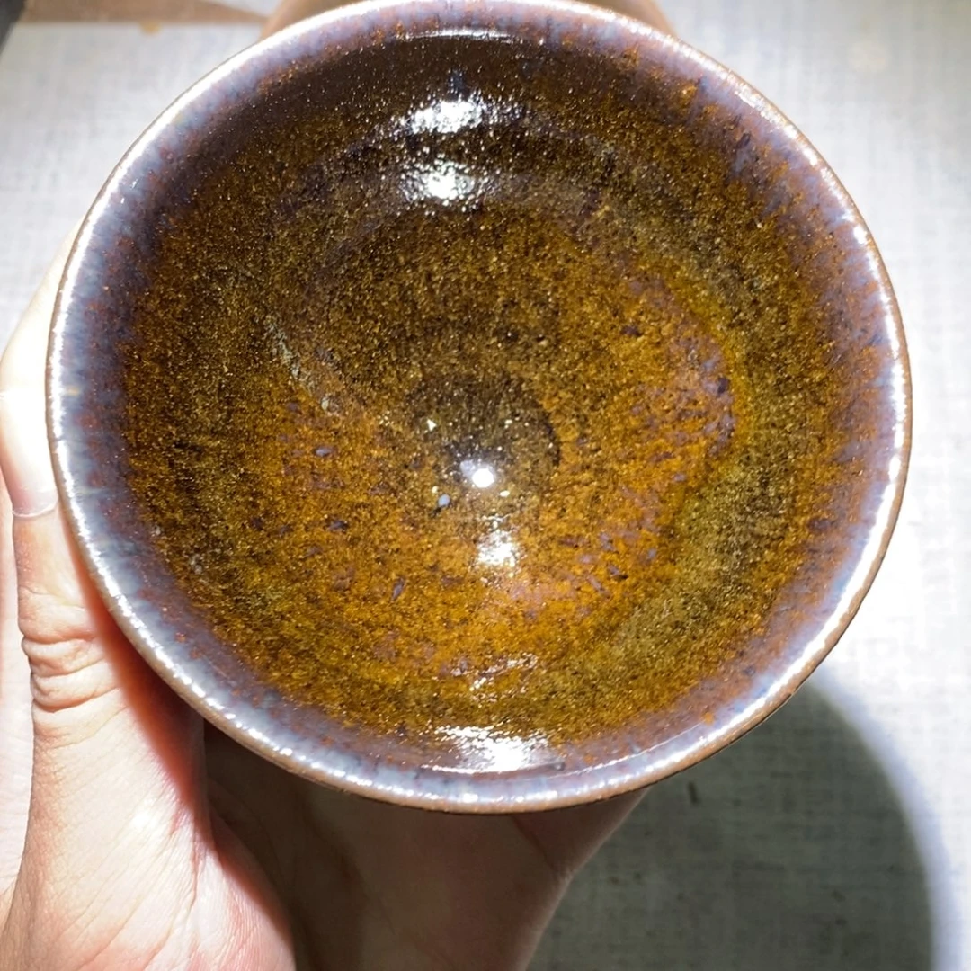 海***月茶盏152崇溪堂龙窑柴烧建盏x