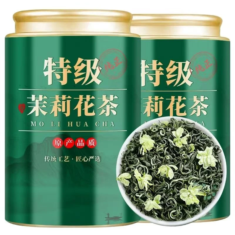 【浓香茉莉花茶飘雪】正宗茉莉花茶2025新茶浓香型古法窨制绿茶花茶