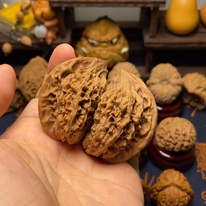 文玩核桃把件全品半壁尺寸54