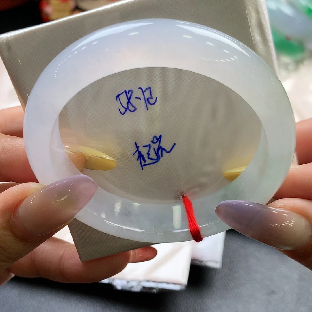 翡翠未镶嵌手镯58.正完美强推