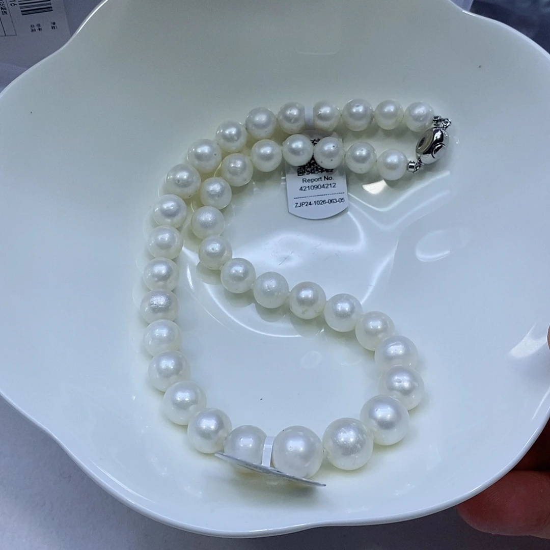 海水珍珠颈饰银S925镶嵌