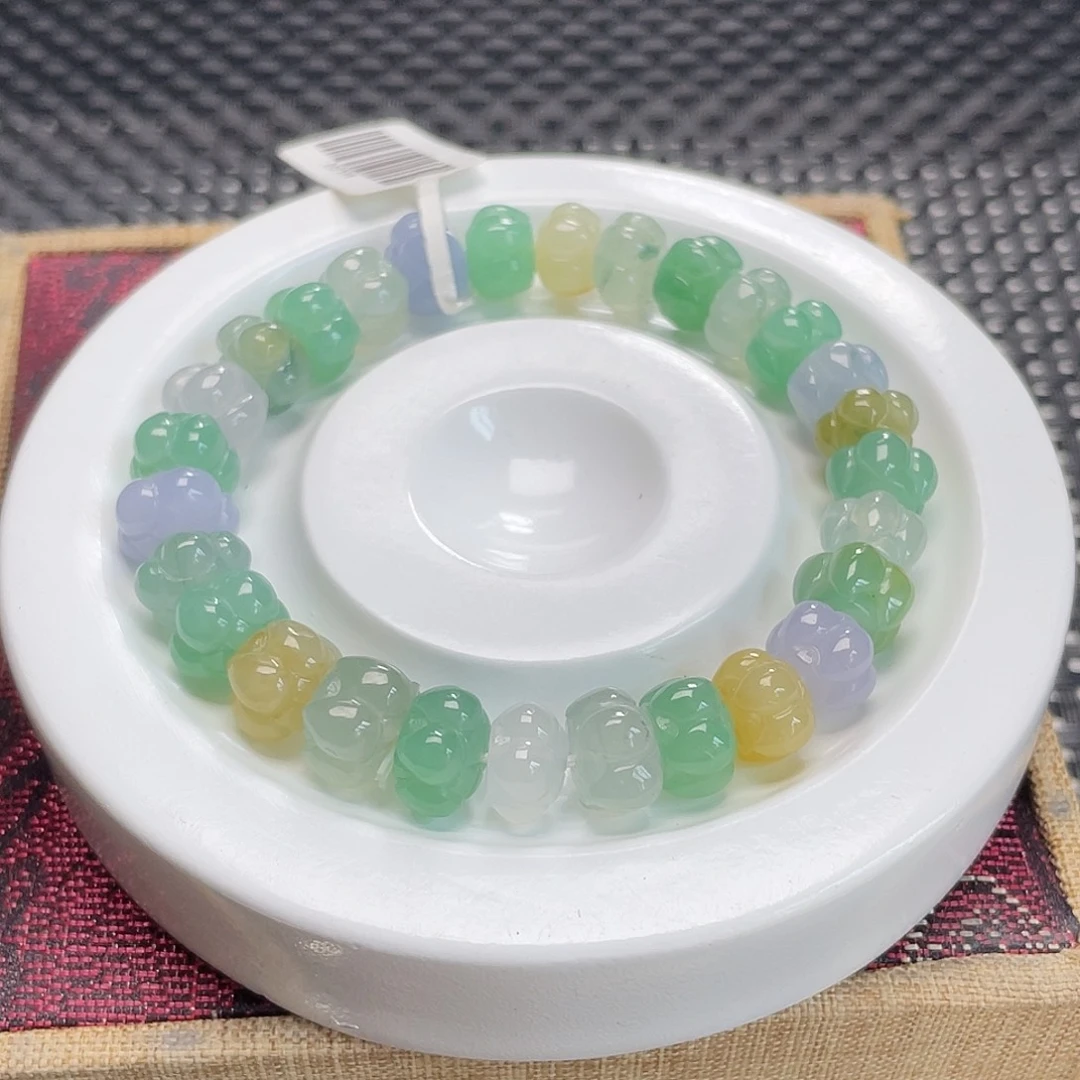 翡翠手链未镶嵌卡9.4