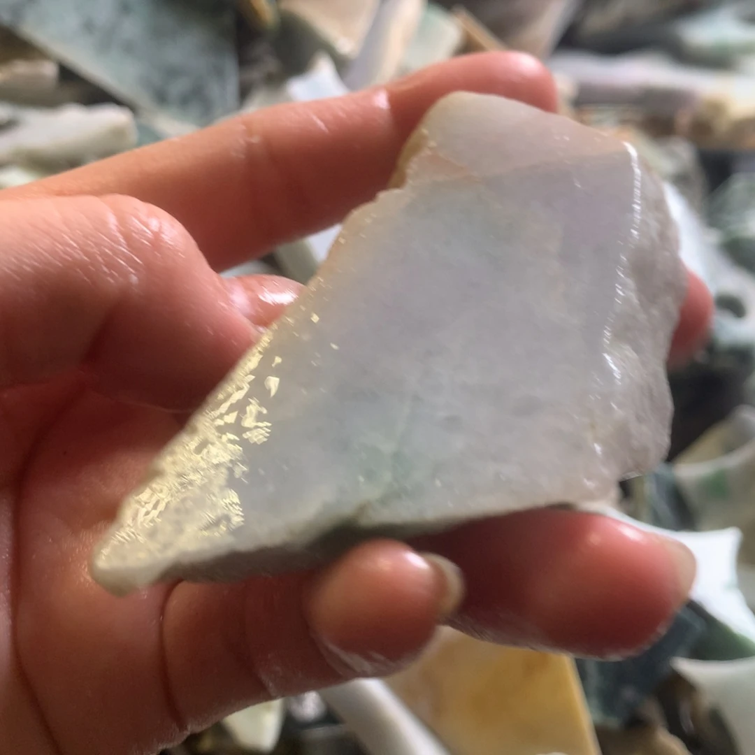 翡翠颈饰未镶嵌缅甸翡翠