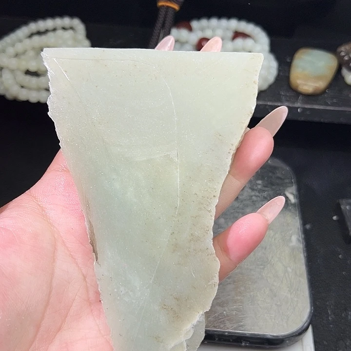 和田玉（糖玉）未镶嵌车挂