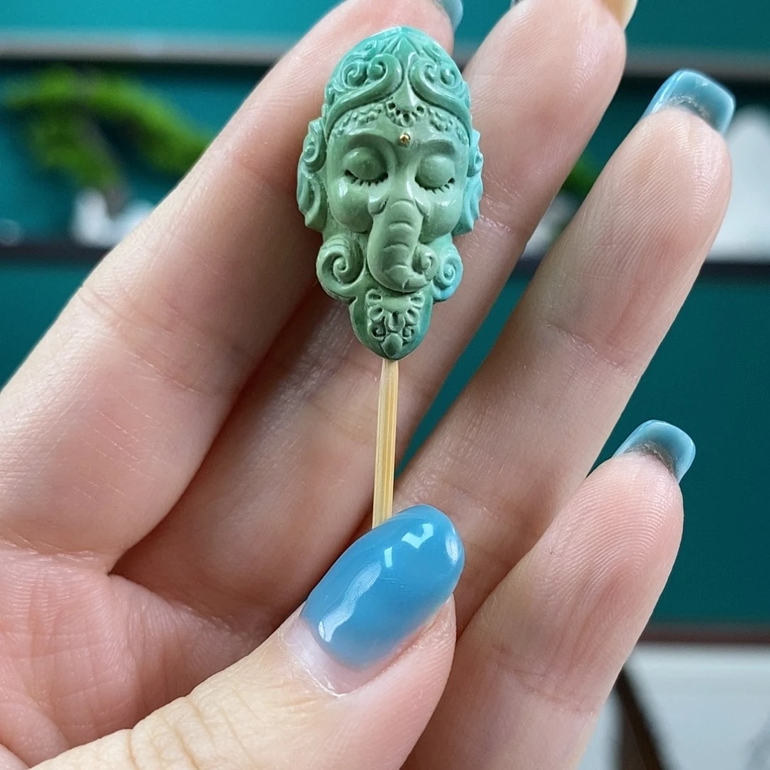 绿松石珠宝奇石未镶嵌