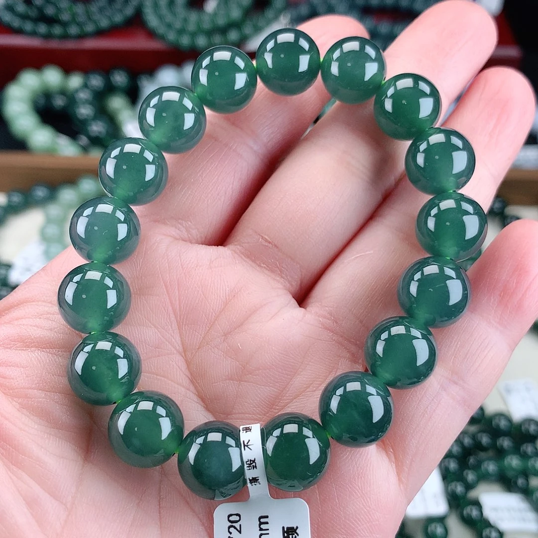 翡翠未镶嵌毛衣链