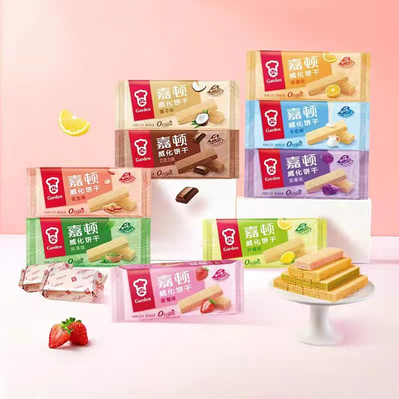 嘉顿 柠檬味威化饼干132g*6