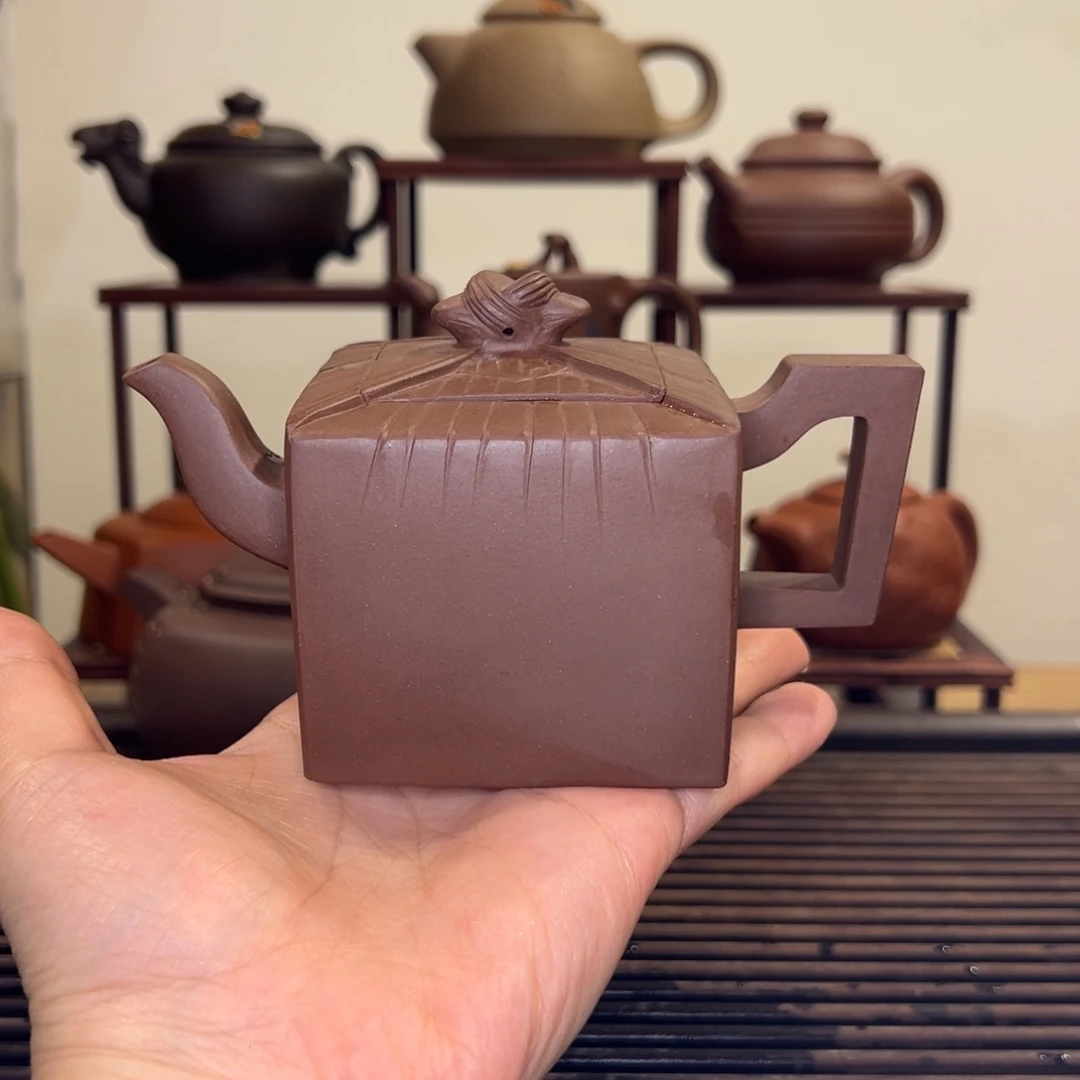 茶壶紫砂一厂 印包壶200cc