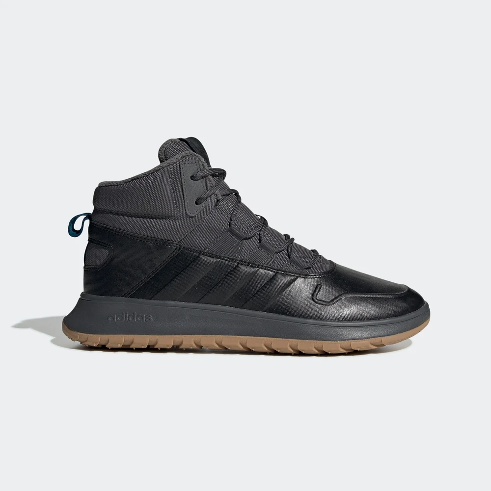 adidas阿迪达斯男子冬季保暖加绒休闲鞋中帮高帮运动鞋  EE9706
