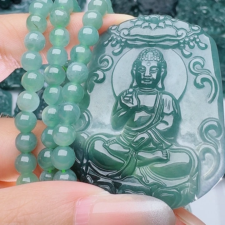 颈饰未镶嵌翡翠多样性发其一