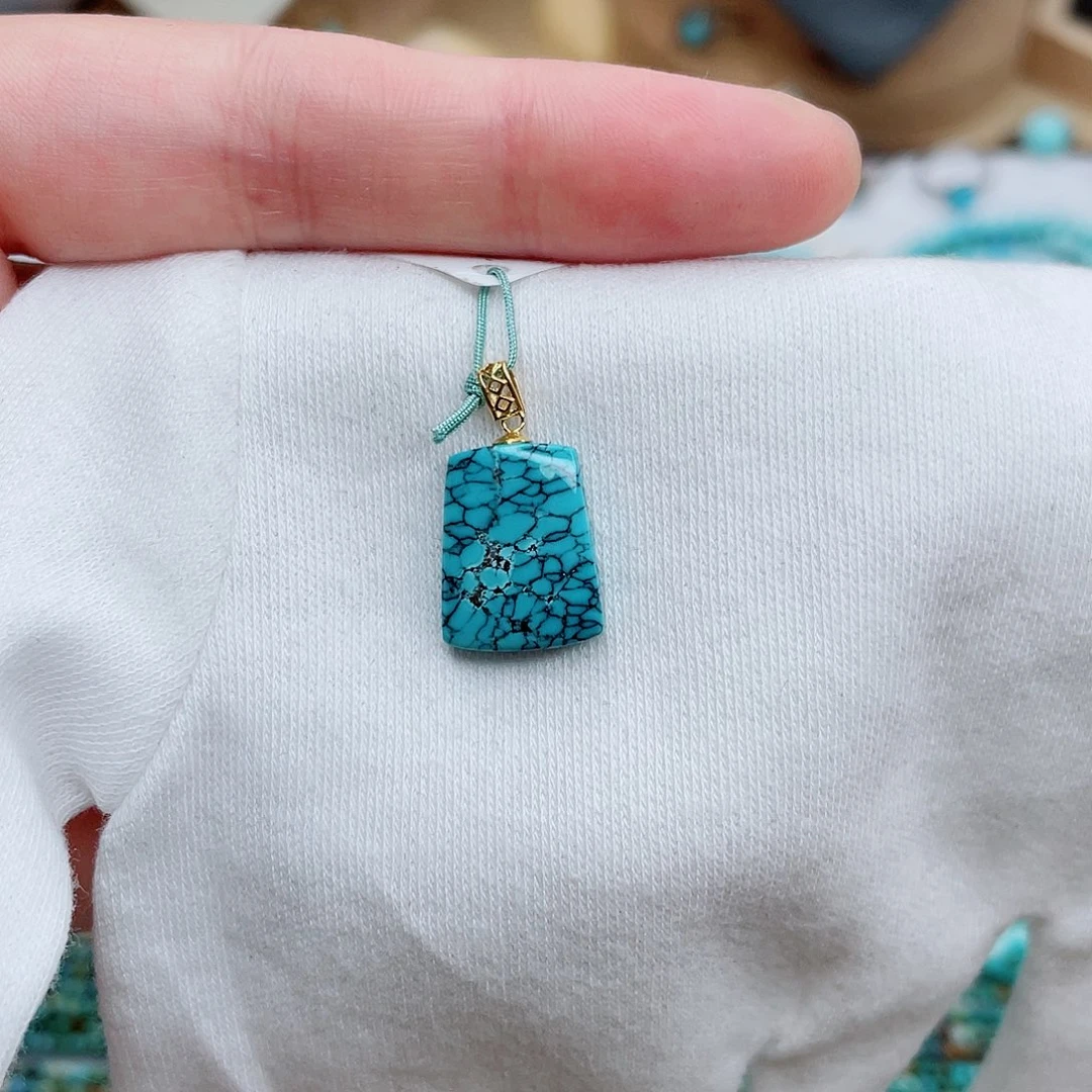 绿松石18K金镶嵌绿松石绿松石绿松石