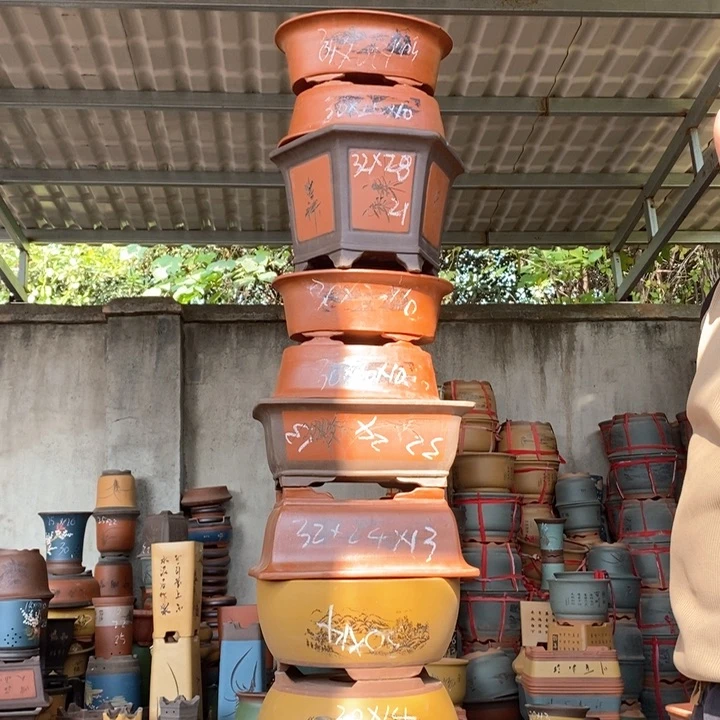 紫砂花盆紫砂花盆