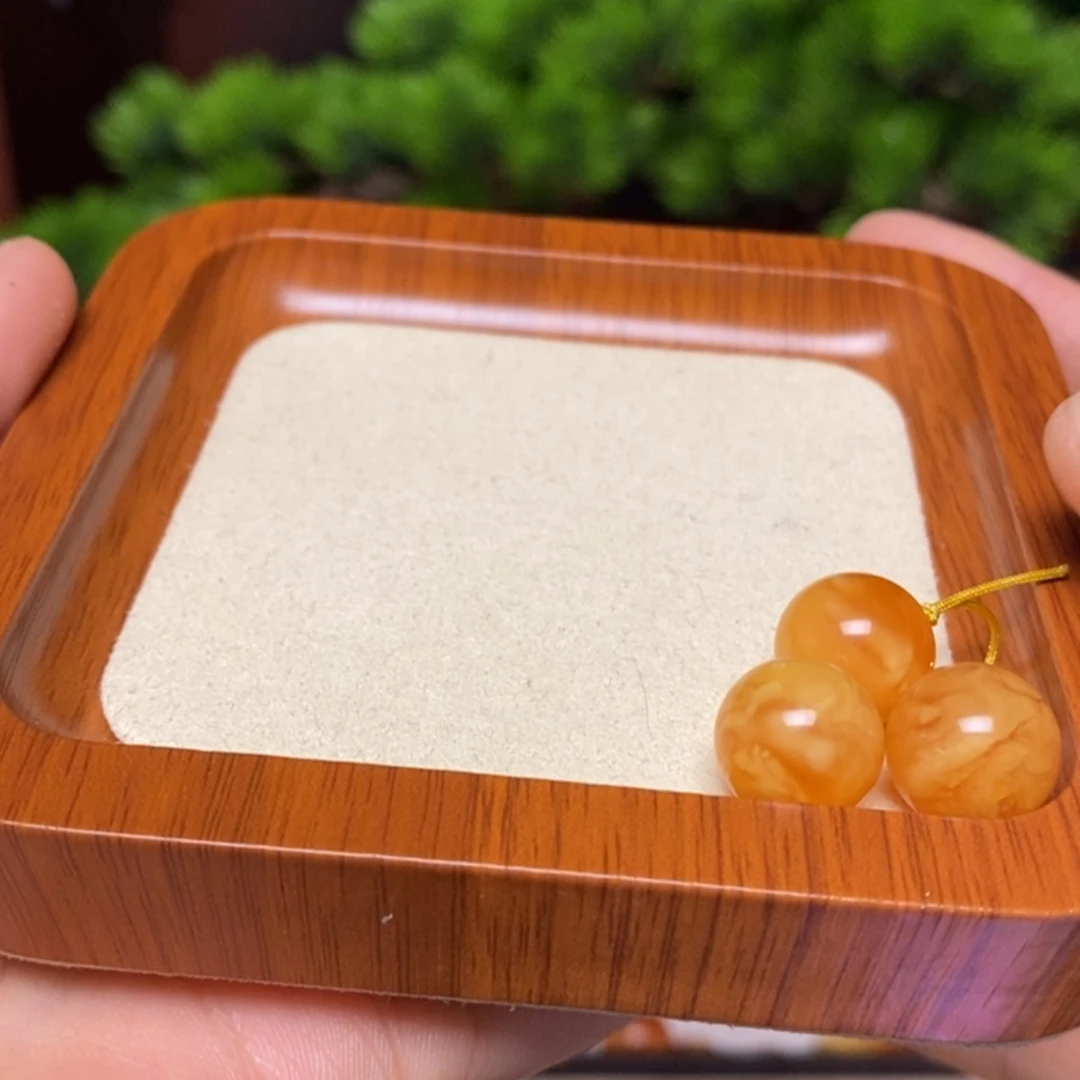 【闪购商品】裸石蜜蜡未镶嵌定制单珠