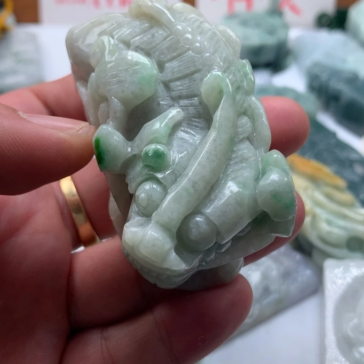 颈饰未镶嵌翡翠保真天然a货翡翠