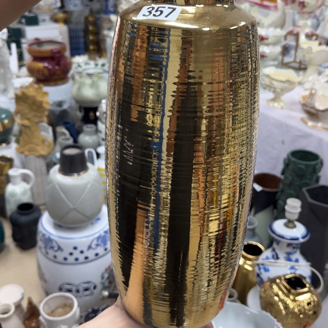 瓷片陶瓷工艺花瓶摆件