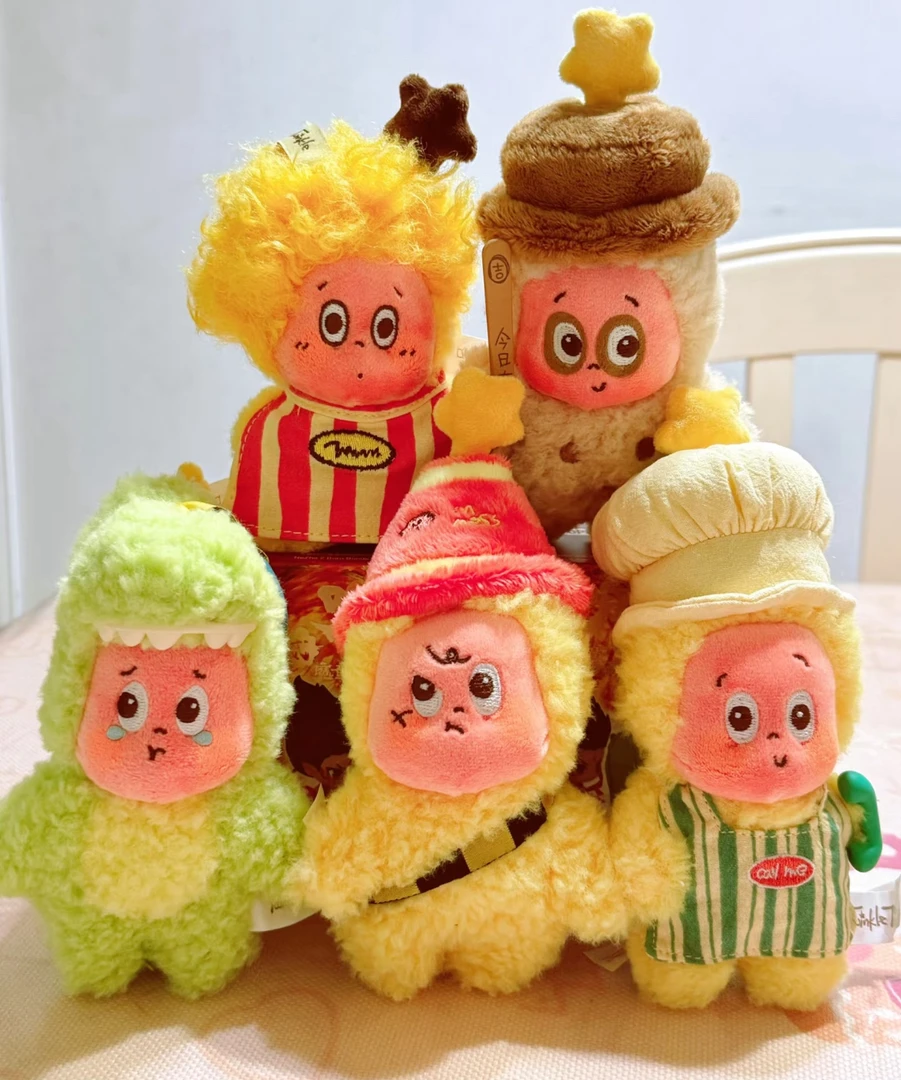 123！星星人搪胶盲盒毛绒挂件