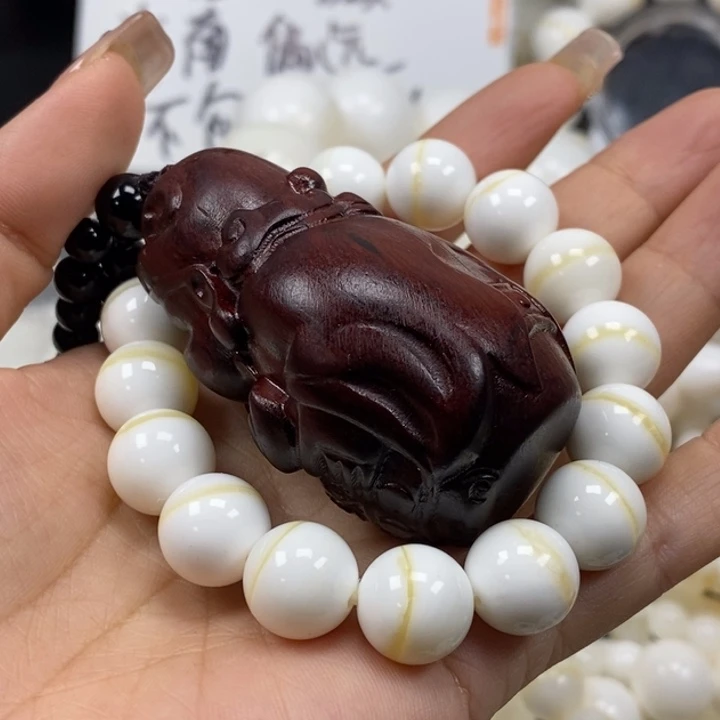 牛***板香榧木花梨木，1.2金腰带单圈
