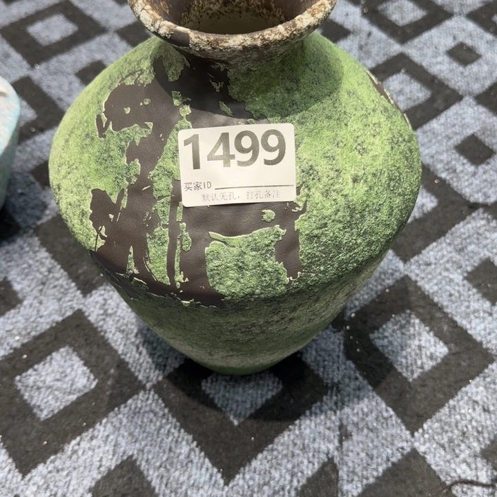 聪***聪瓷片景德镇高温花器编码1499高33口5默认无孔