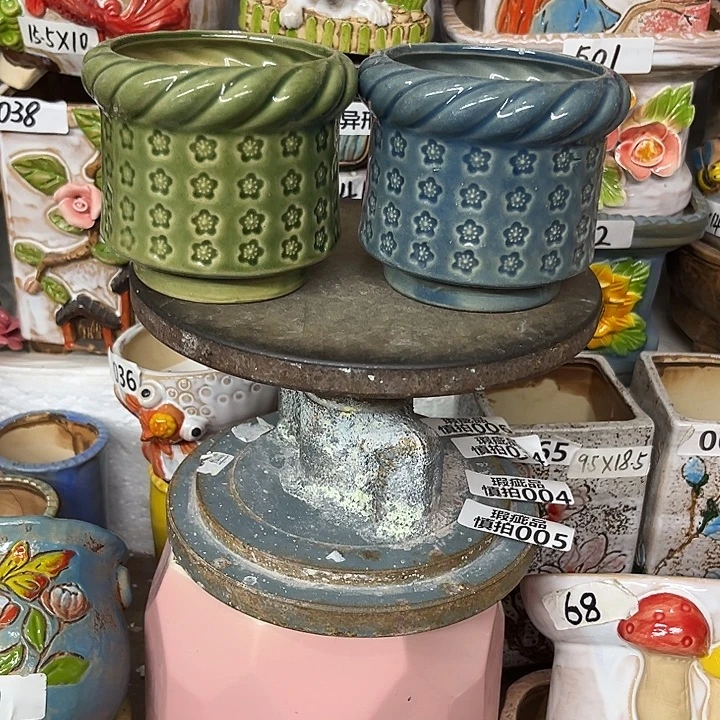 粗陶材质多肉花盆