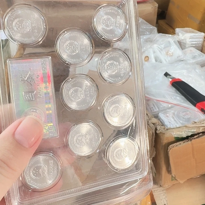 其他普通金属菊花套装，国鉴评级