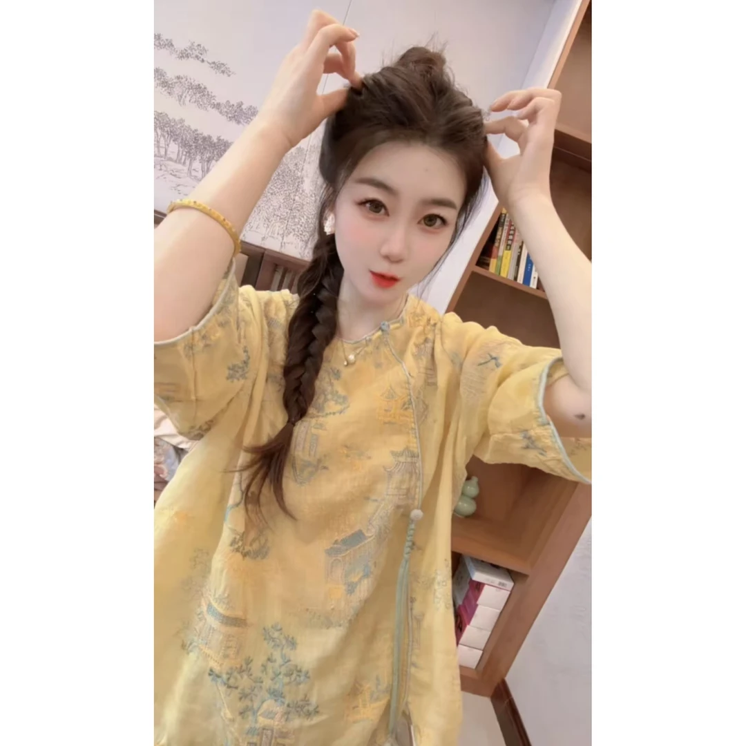 『法式假日U』DZY时尚气质百搭时尚衬衫1739