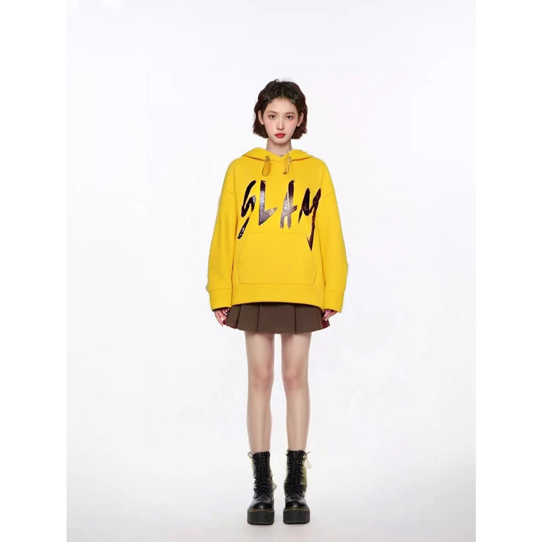JUCY JUDY时尚百搭休闲连帽卫衣 JJ226-JUTS721CMU