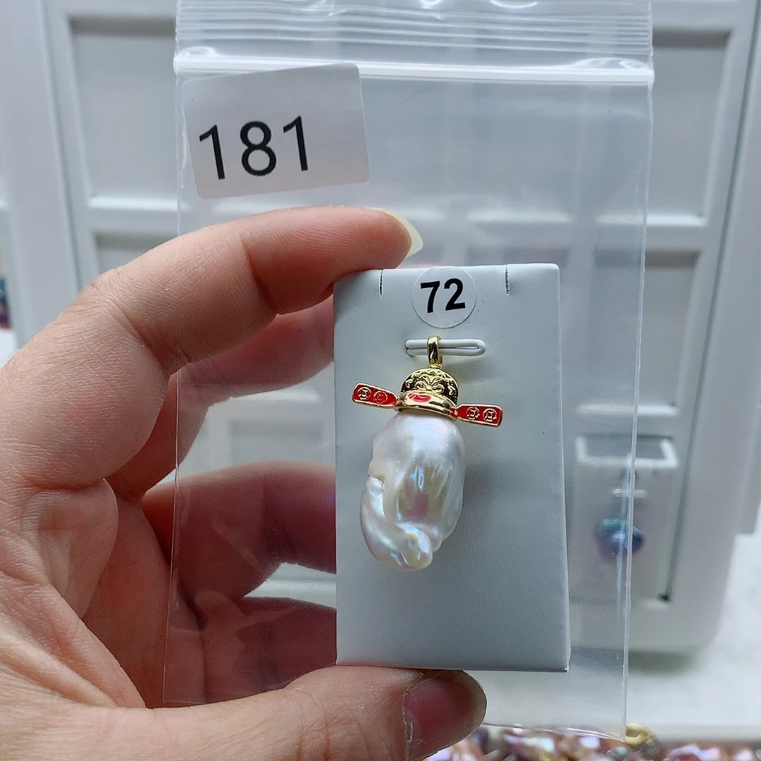吊坠(不含链)合金淡水珍珠