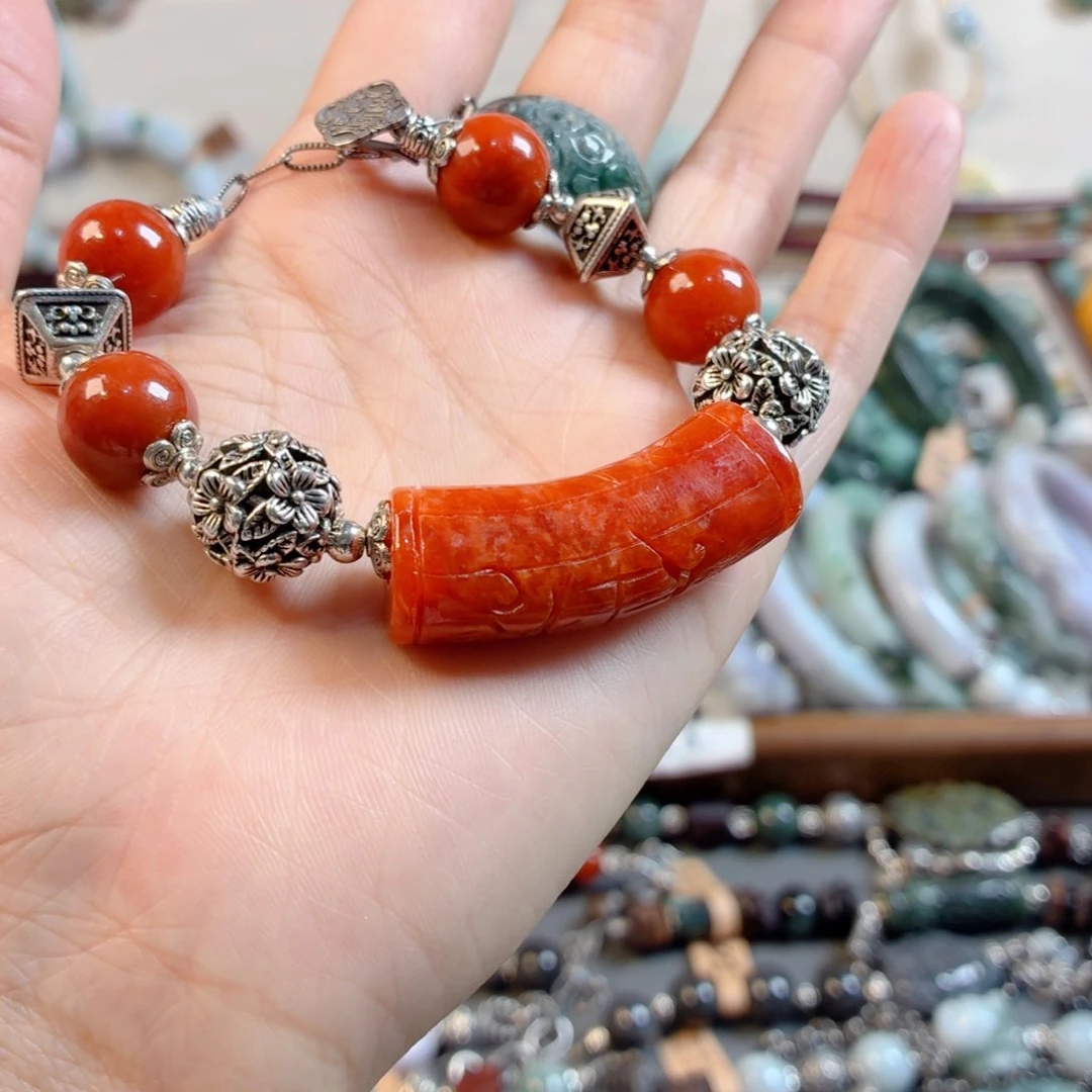 未镶嵌手链翡翠V***k手串