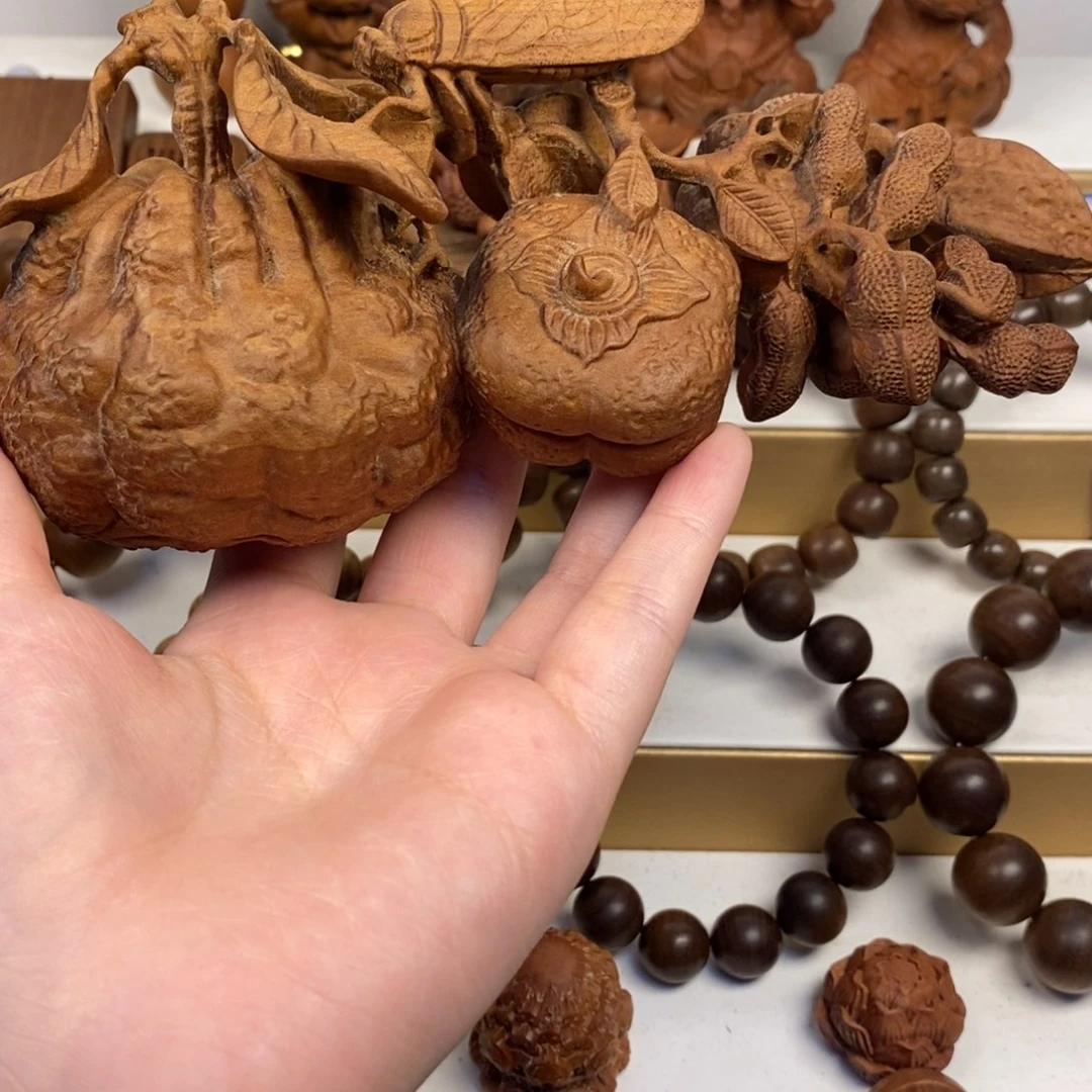 子***龍檀香木手串/手链老山檀香摆件奶香