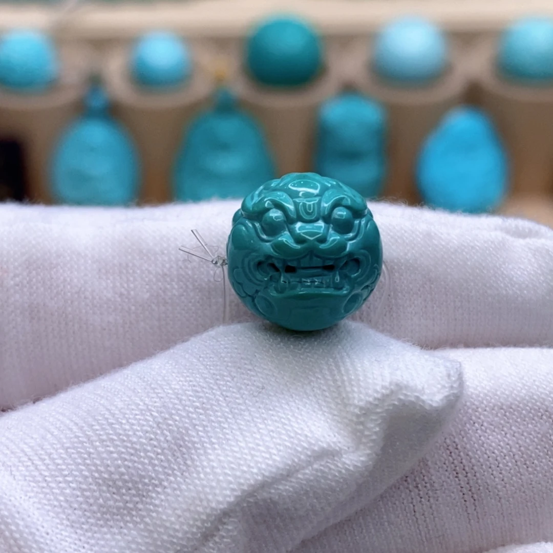 绿松石未镶嵌珠宝奇石12mm