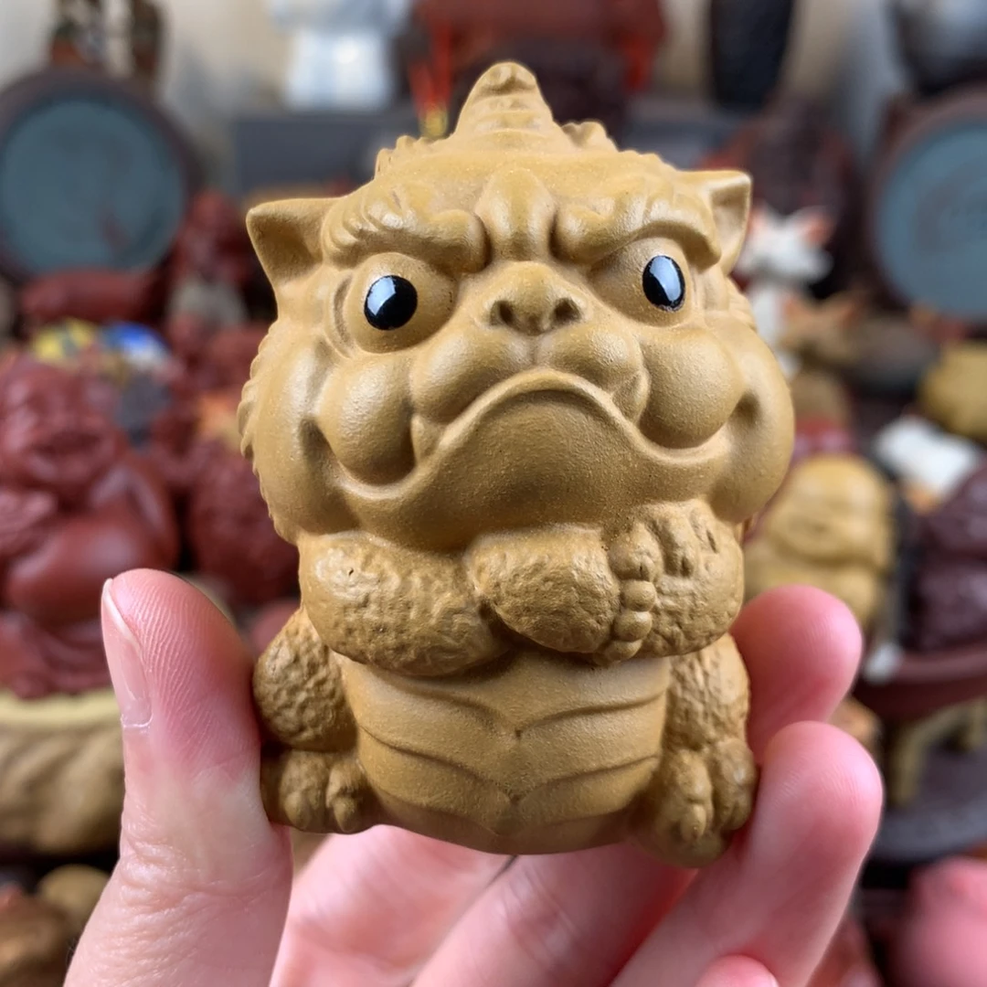 紫砂茶宠事事如意段泥