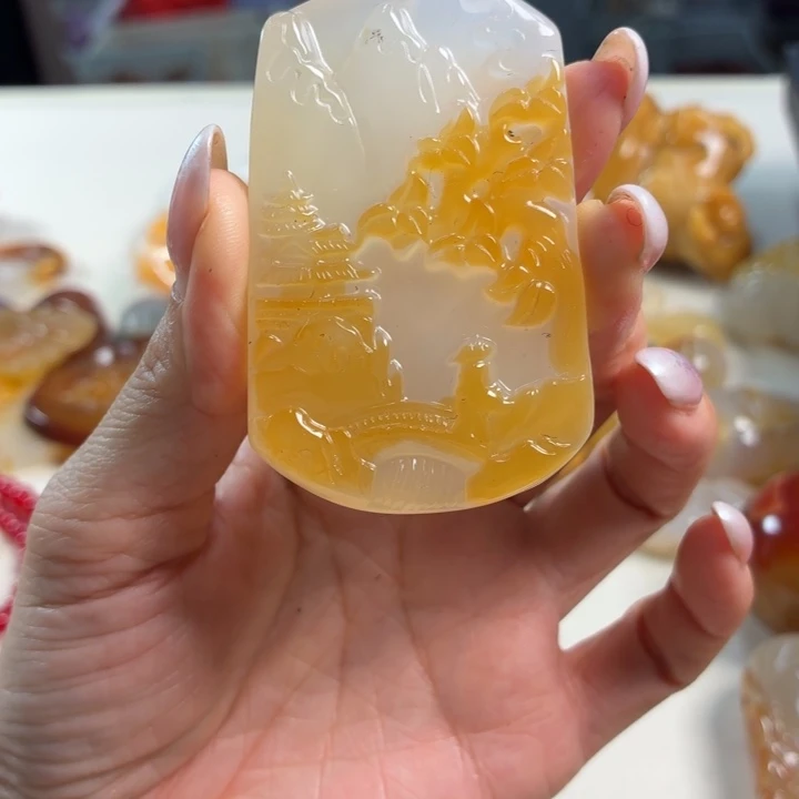 未镶嵌吊坠(不含链)玛瑙/玉髓