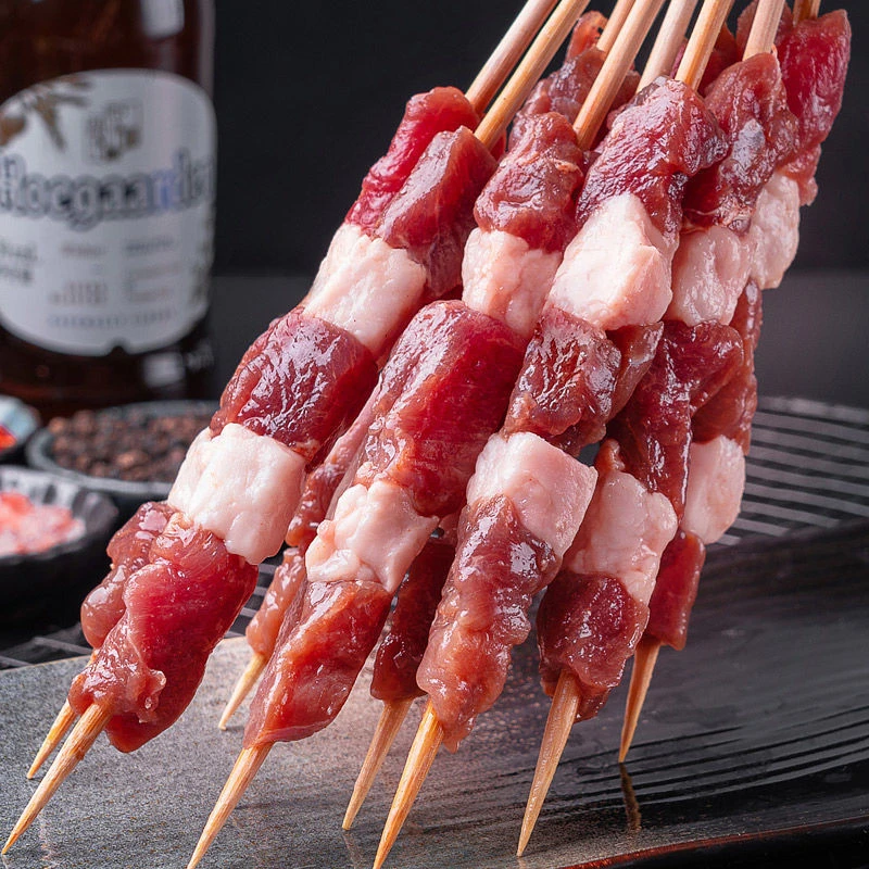 羊肉串50个，原油大腰子5个