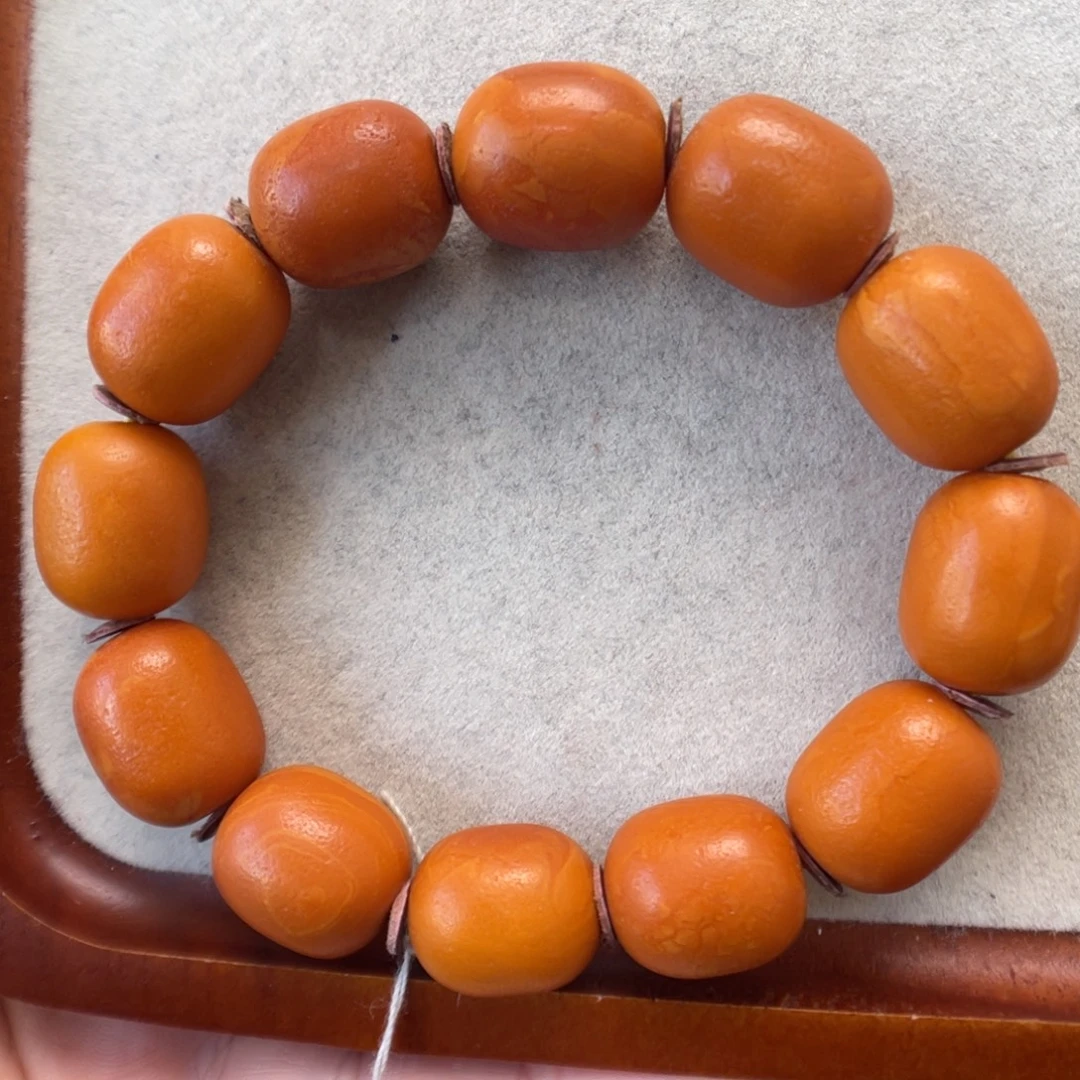 蜜蜡未镶嵌手链蜜蜡