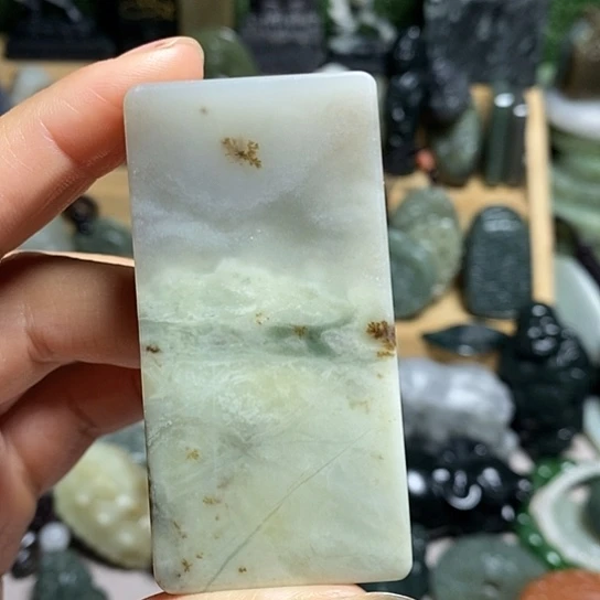 未镶嵌和田玉(糖玉)珠宝半成品大****7