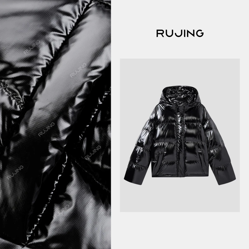 RUJING 丨黑标【鲁道夫羽绒服】可拆卸连帽短款加厚羽绒服