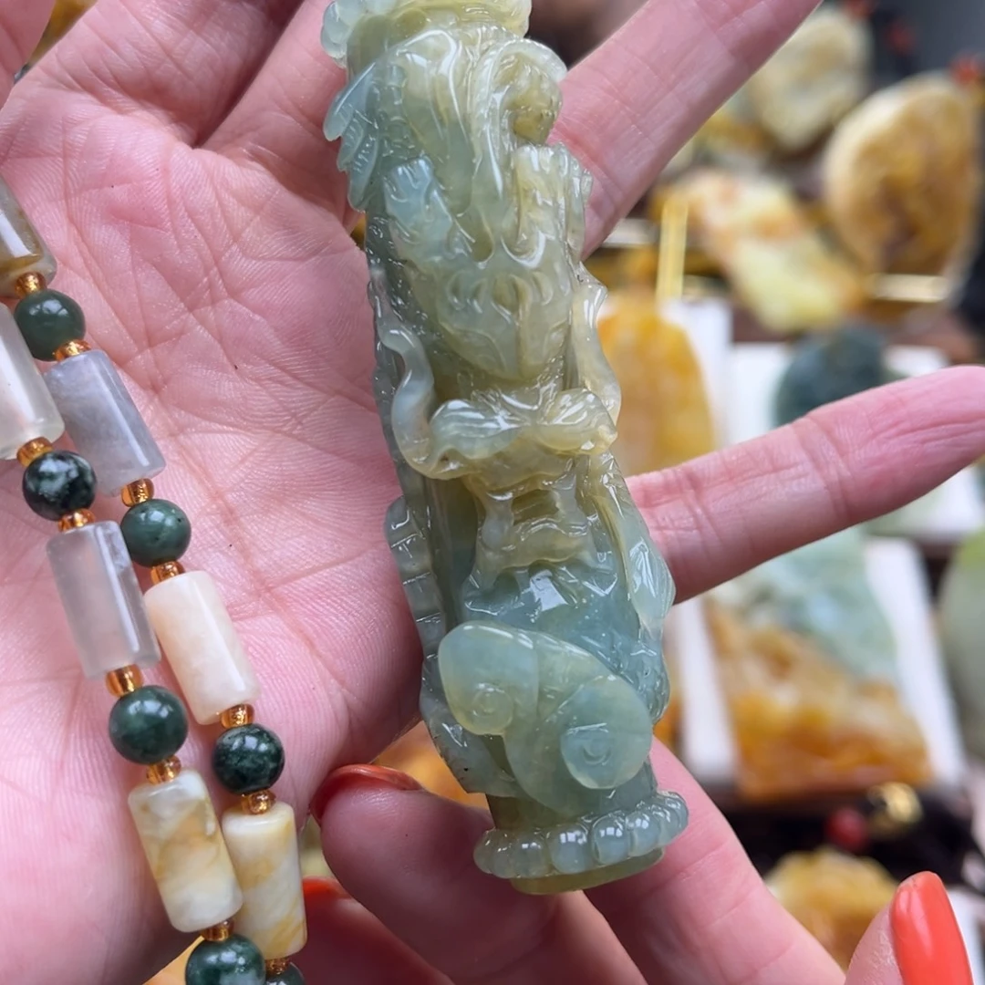 未镶嵌岫玉挂件挂件