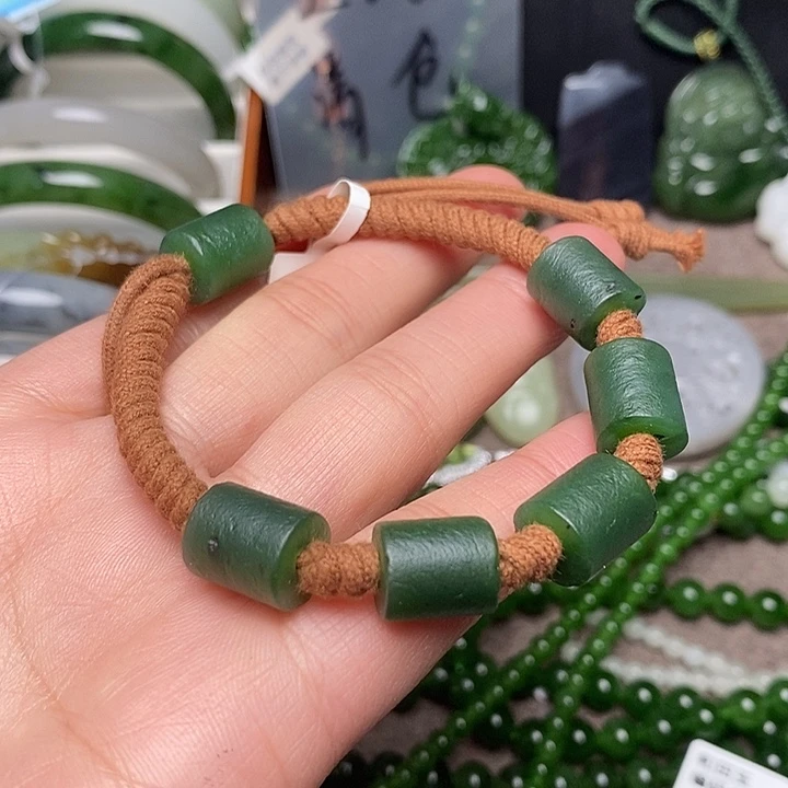 和田玉未镶嵌手链