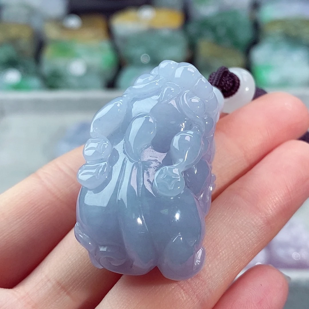 颈饰未镶嵌翡翠天然