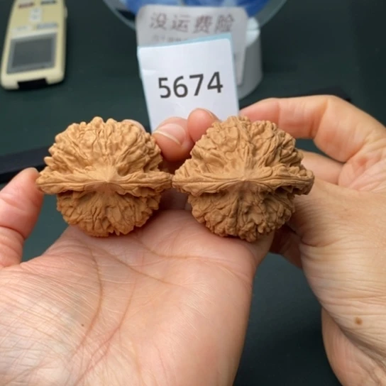 把件文玩核桃财*47官帽5674