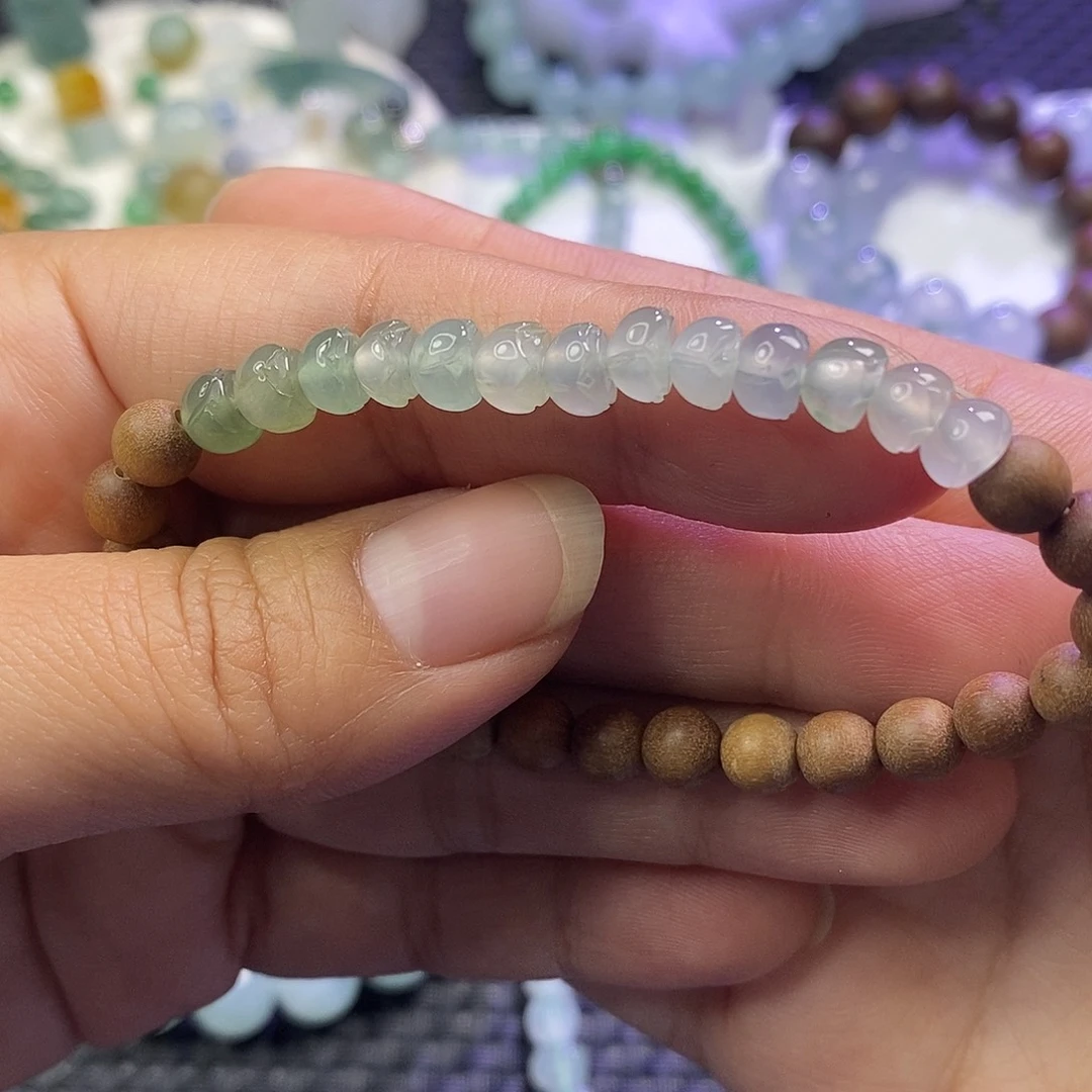 定制翡翠未镶嵌福利珠