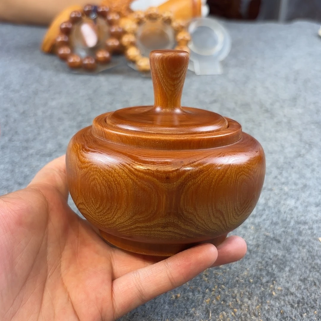 崖柏太行崖柏精品茶叶罐