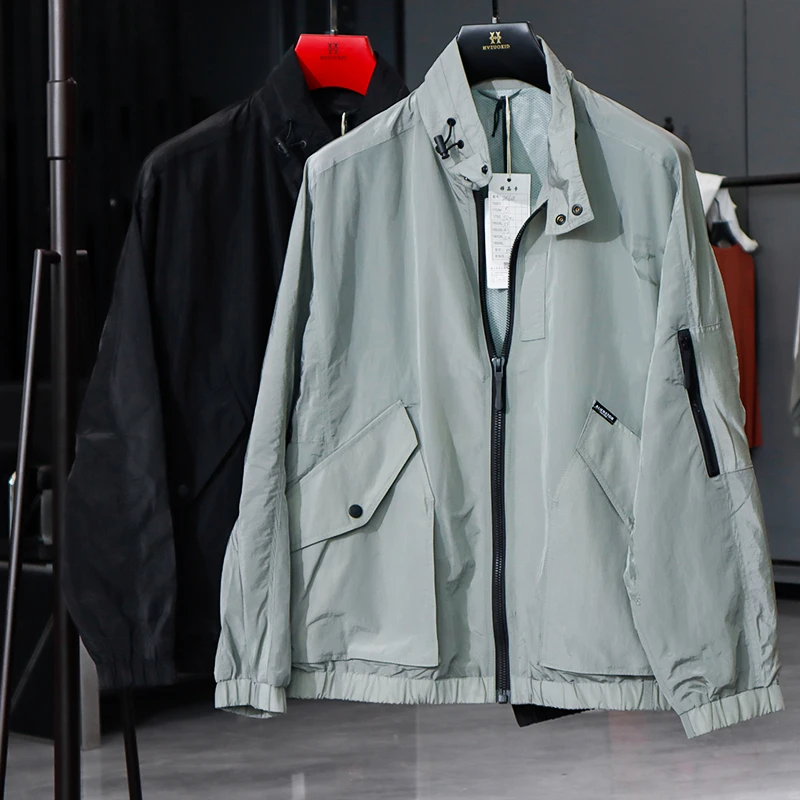 2025新品男装尾货 春秋时尚休闲百搭青年夹克薄款外套5628