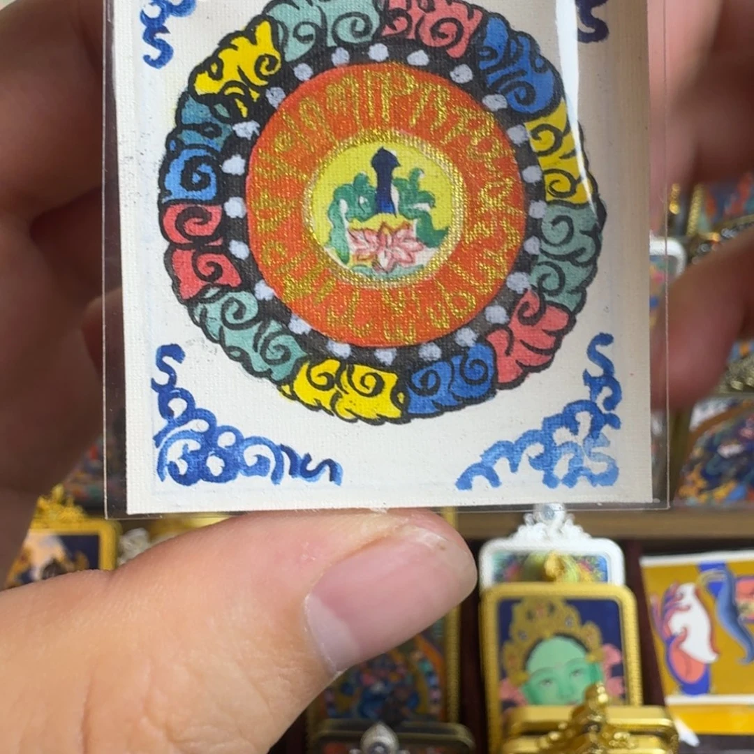 吊坠纯手绘福利背卡