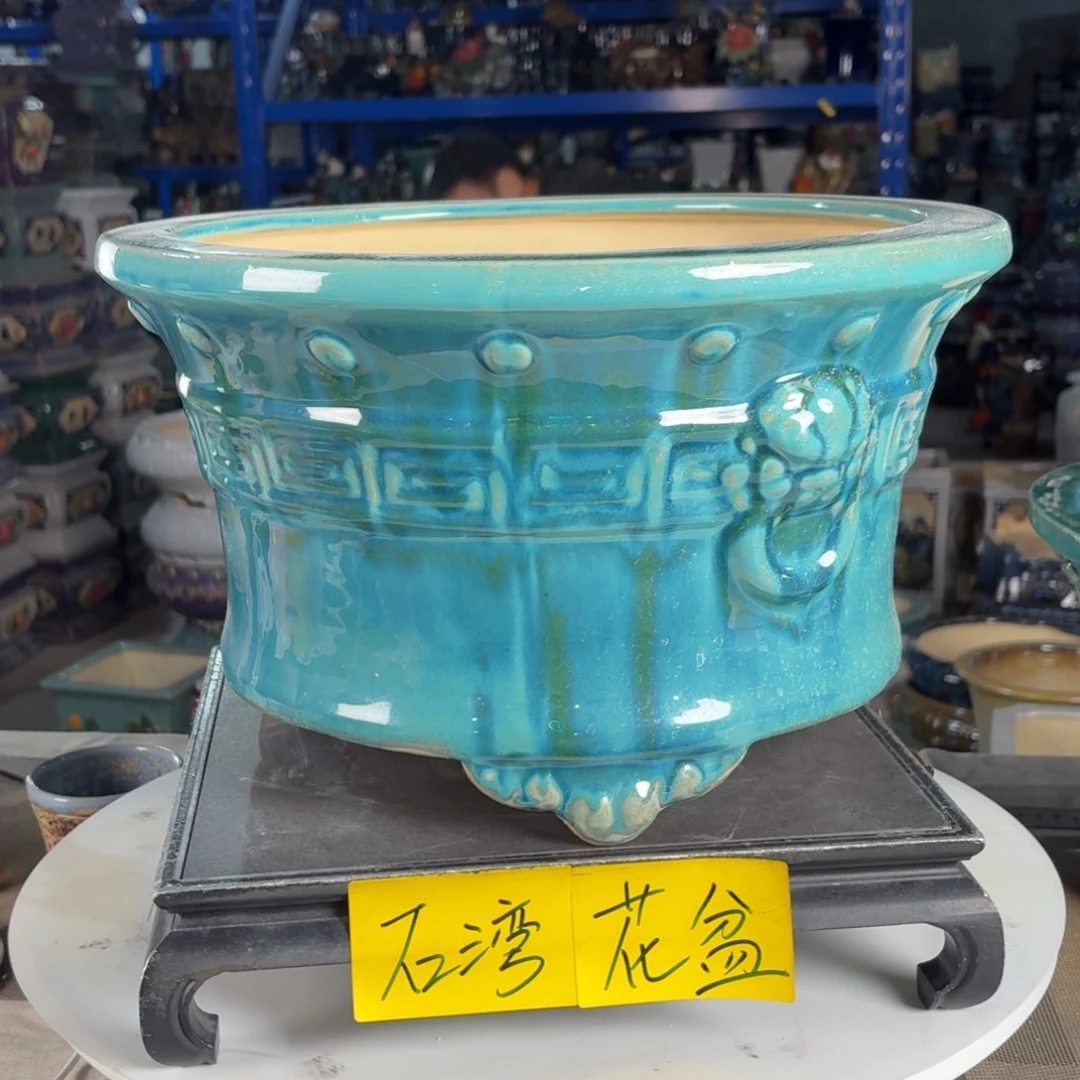 一风堂石湾花盆 内30*17编号619