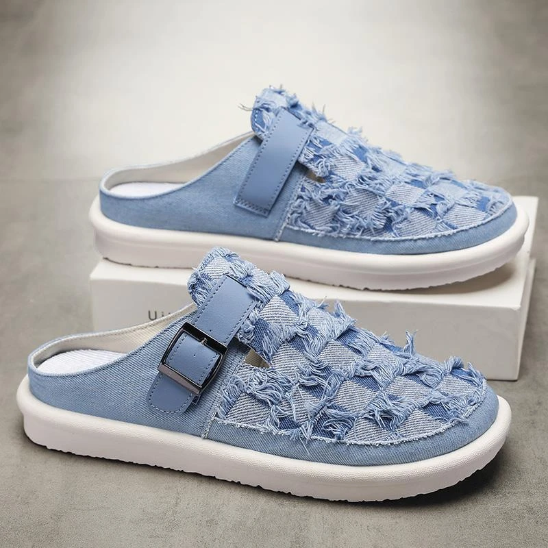 俞兆林包头半拖鞋男夏季外穿防滑耐磨男士休闲百搭户外运动勃肯鞋