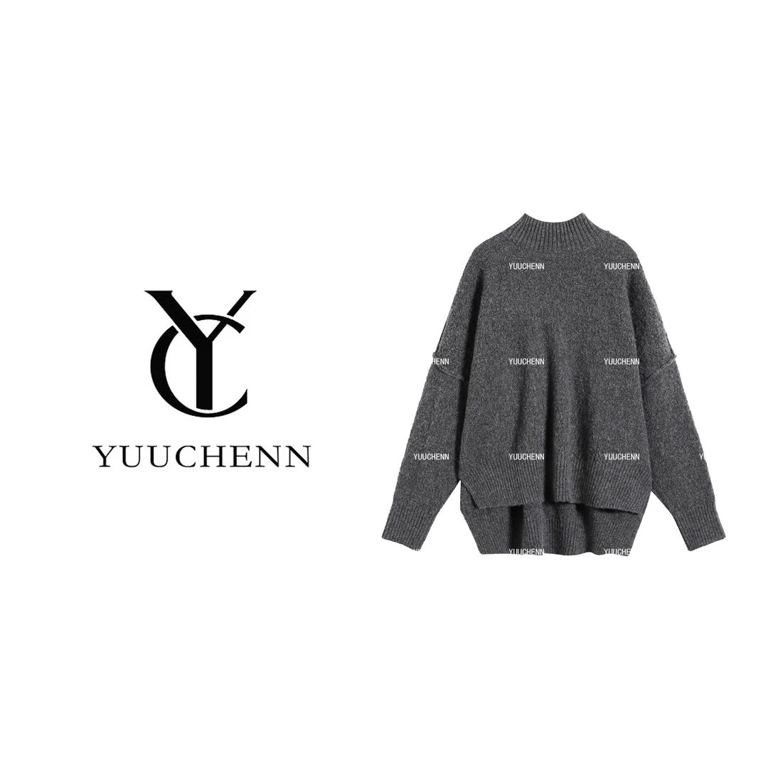 YUUCHENN 高领毛衣女常套头时尚秋冬季针织衫JYY-24093
