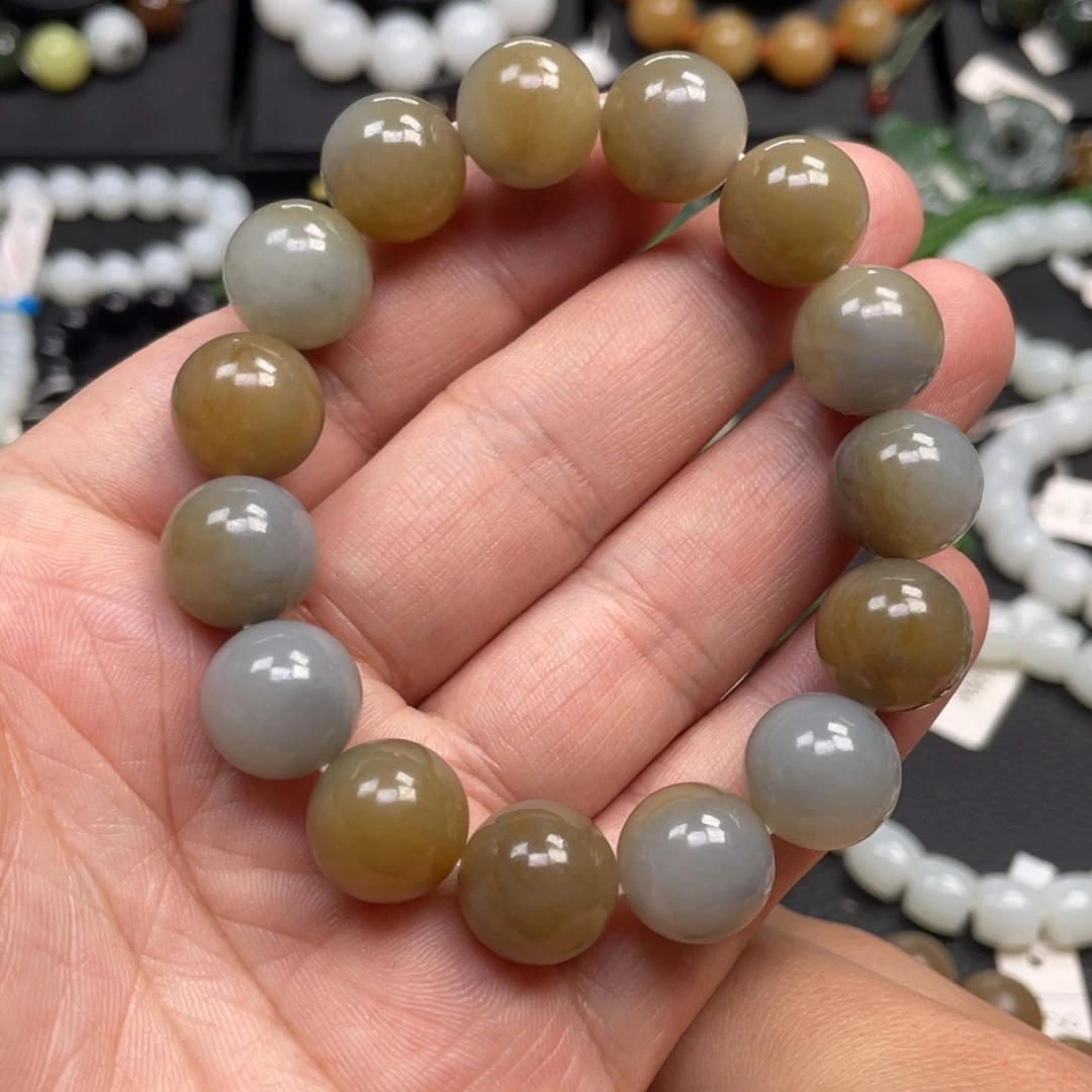 和田玉未镶嵌手链14